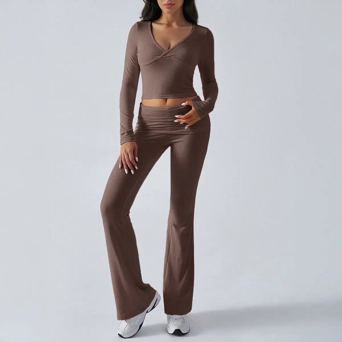 Soft Stretch Knit Matching Set