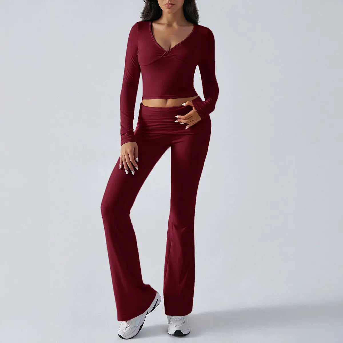 Soft Stretch Knit Matching Set