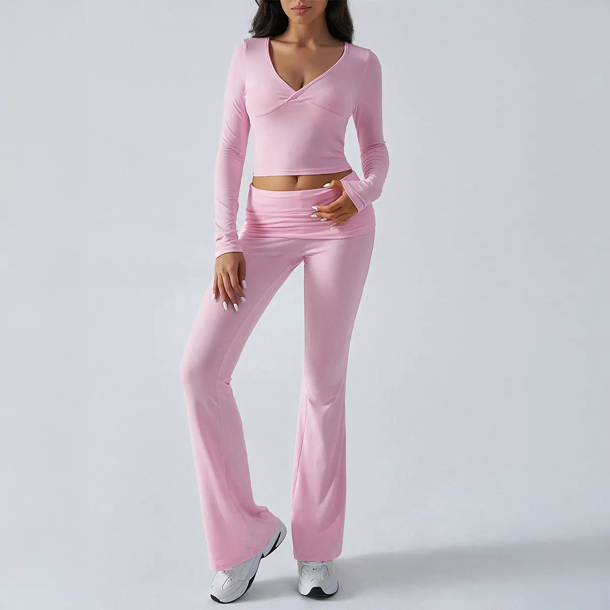 Soft Stretch Knit Matching Set